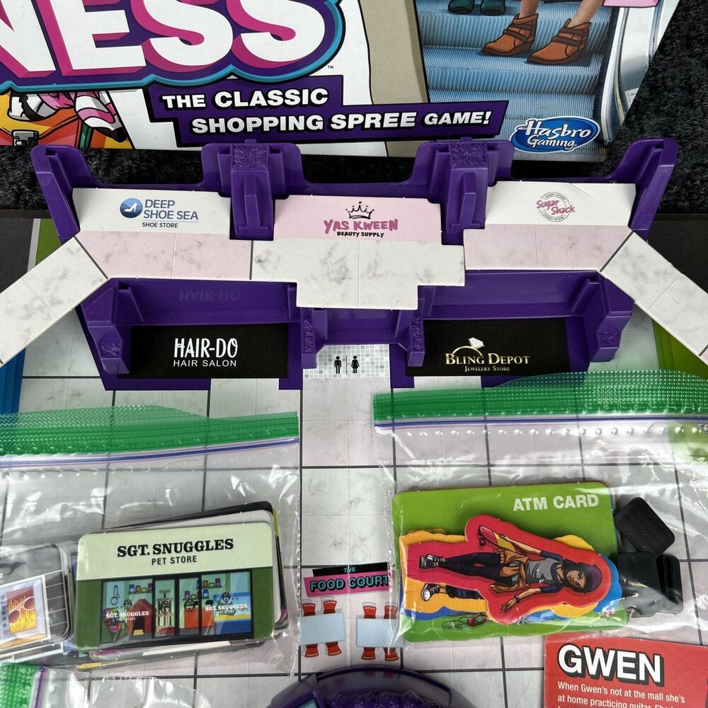 Mall Madness Electronic Board Game 2020 Hasbro The Classic Shopping Spree Game - Picture 6 of 15